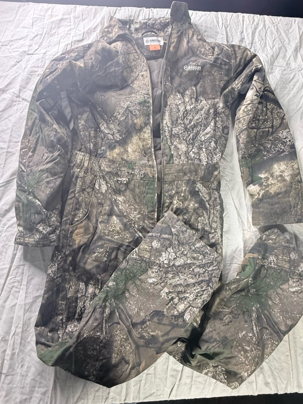 Magellan Camo Coverall Jacket - Green/Gray M